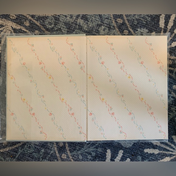 Vintage Baby Milestones book, scrapbook, light blue - Picture 4 of 14